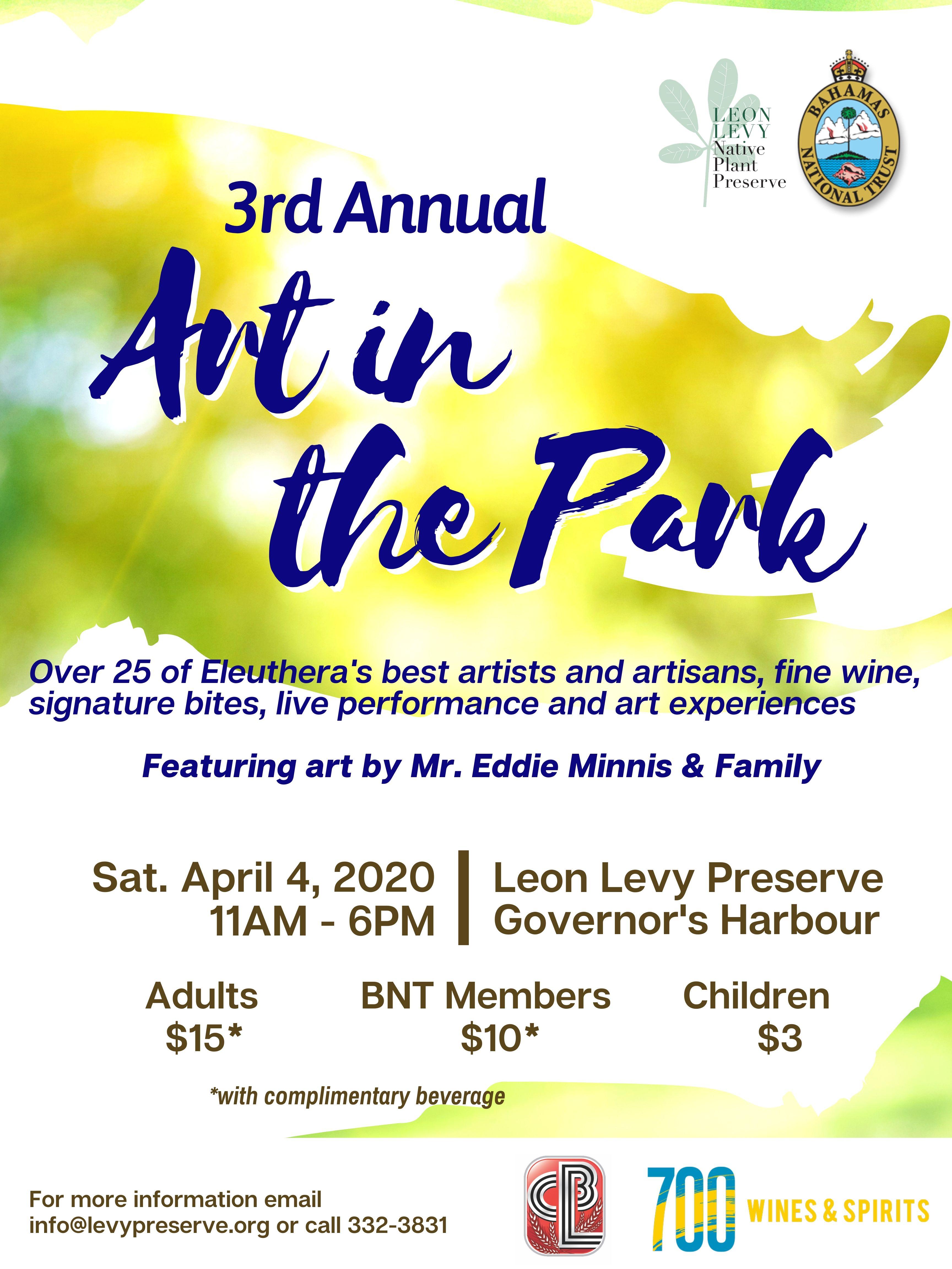 3rd Annual Art in the Park Tourism Today