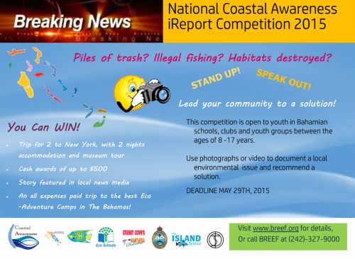 2015 Coastal Awareness competition flyer for web