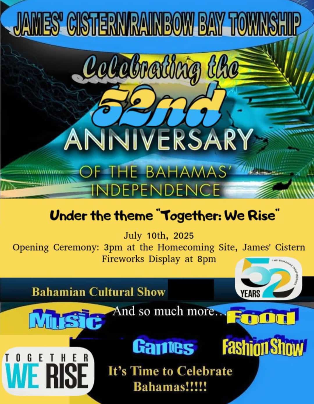 James Cistern Independence 2025 flyer