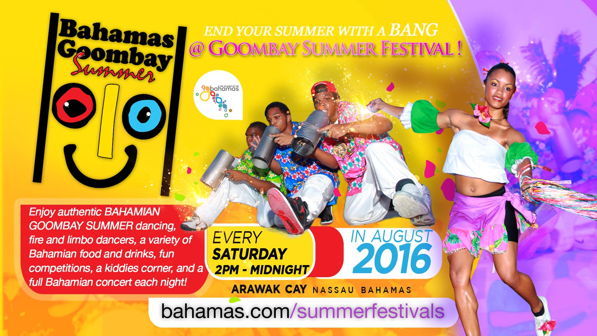 Goombay Summer Festival moved to Saturdays Tourism Today